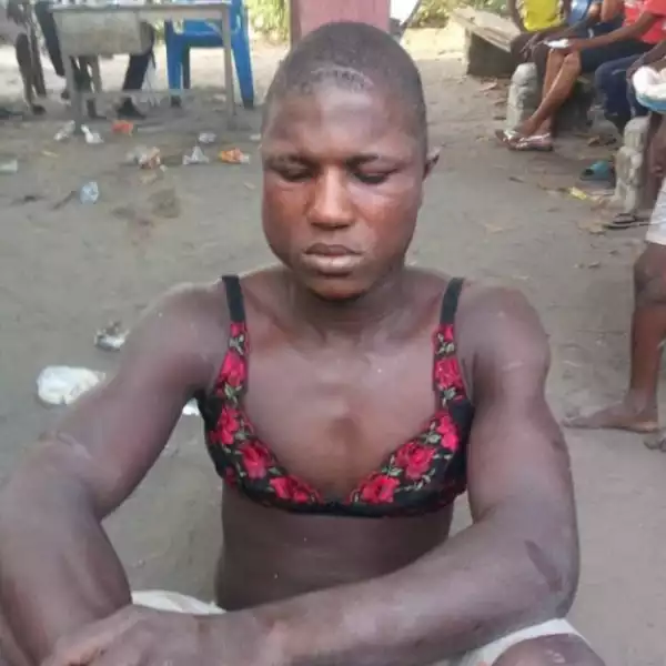 Man Steals Bra, Caught While Looking For Panties To Pick In Delta State (Photos)